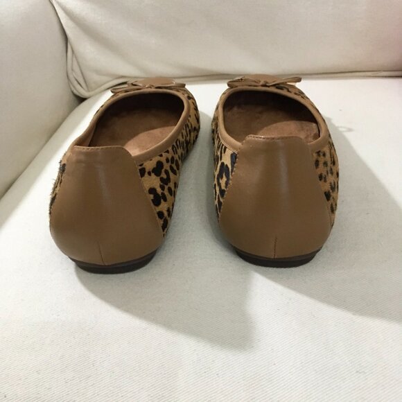 Vionic Minna Ballet Flats Calf Hair Leopard Print - Picture 4 of 6